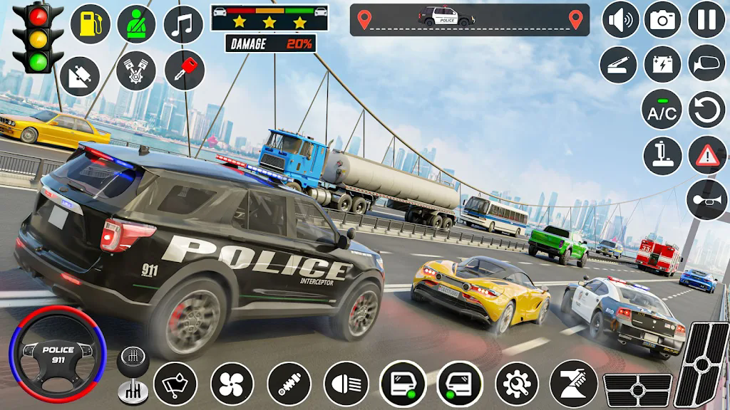 美国警察普拉多3D汽车游戏v1.1图1
