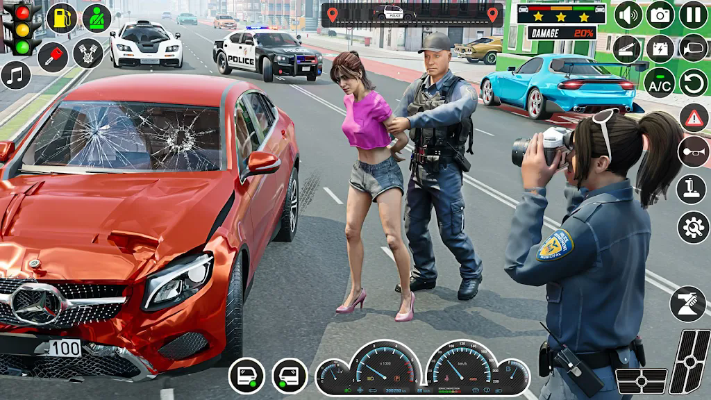 美国警察普拉多3D汽车游戏v1.1图2
